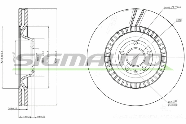 Brake Disc (DBB899V)