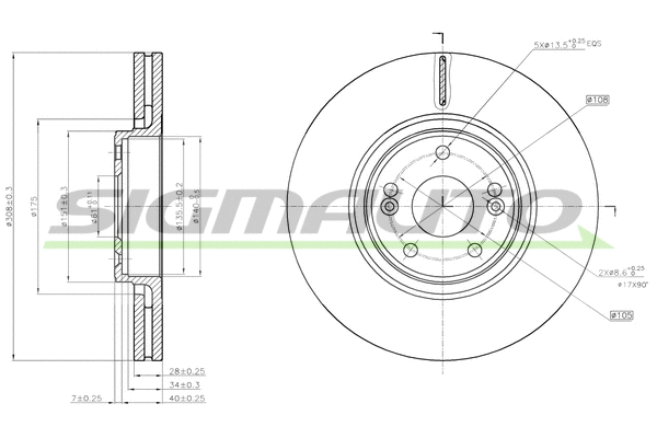 Brake Disc (DBB511V)