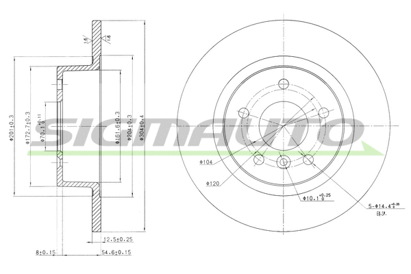 Brake Disc (DBA874S)