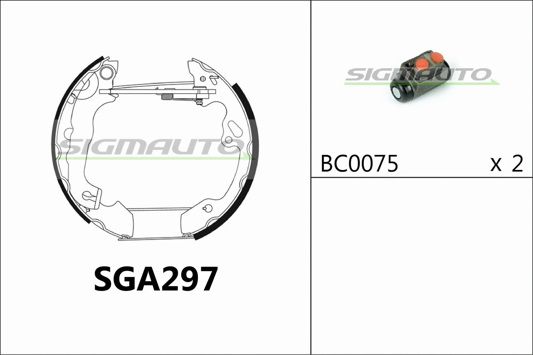 Brake Shoe Set (SGA297)
