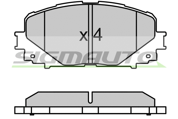 Brake Pad Set, disc brake (SPB600)
