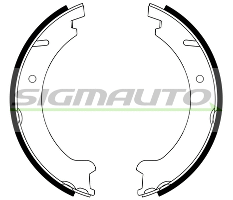 Brake Shoe Set, parking brake (SFA606)