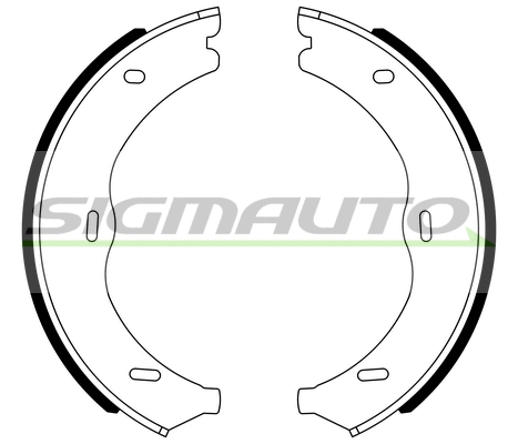 Brake Shoe Set, parking brake (SFA320)