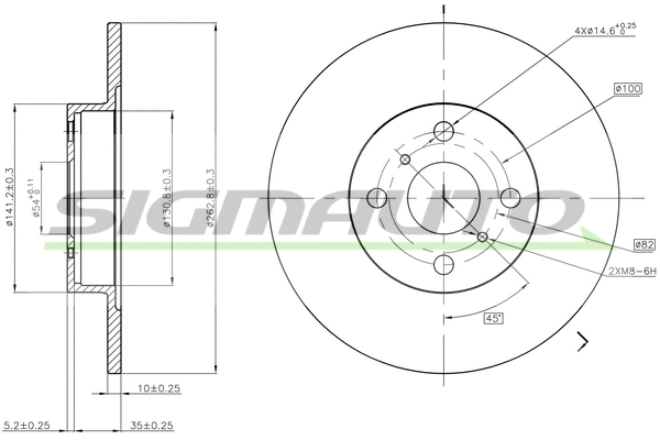 Brake Disc (DBA504S)