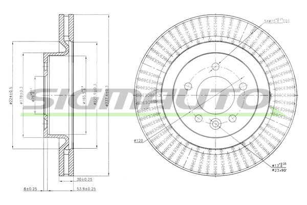 Brake Disc (DBB432V)