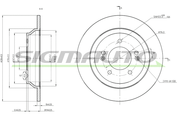 Brake Disc (DBC608S)