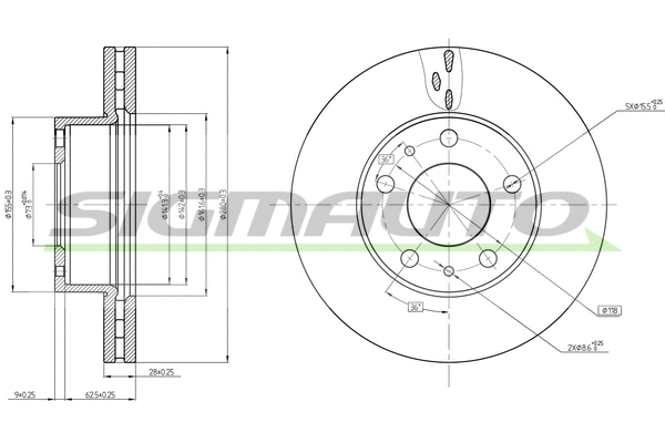 Brake Disc (DBC659V)