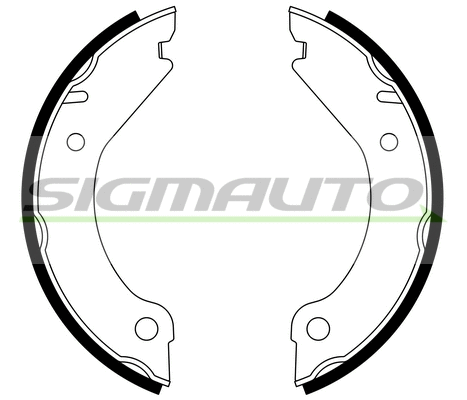 Brake Shoe Set, parking brake (SFA603)