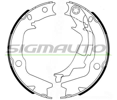 Brake Shoe Set, parking brake (SFA766)