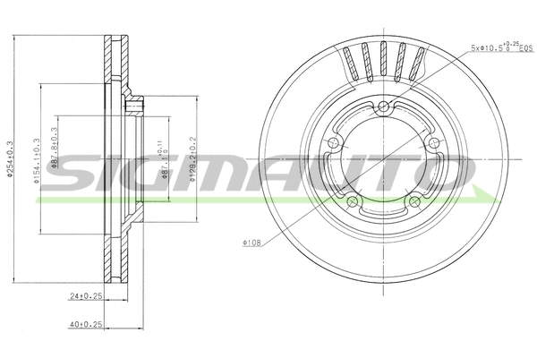 Brake Disc (DBB404V)