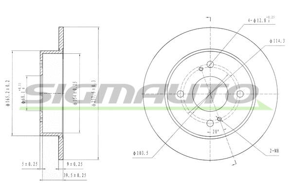 Brake Disc (DBA674S)