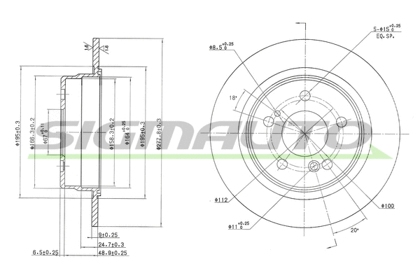 Brake Disc (DBA548S)