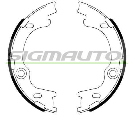 Brake Shoe Set, parking brake (SFA804)