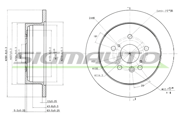 Brake Disc (DBB380S)