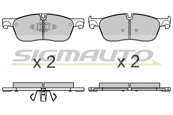 Brake Pad Set, disc brake (SPB667)