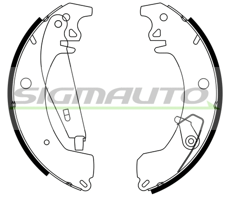 Brake Shoe Set (SFA417)