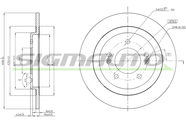 Brake Disc (DBC482S)