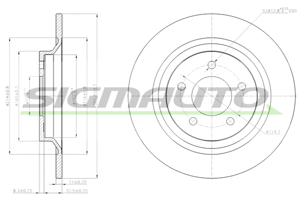 Brake Disc (DBB547S)