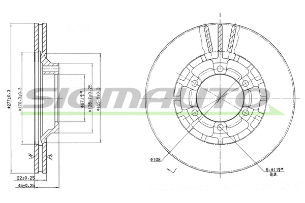 Brake Disc (DBA460V)