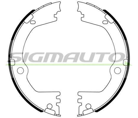 Brake Shoe Set, parking brake (SFA808)