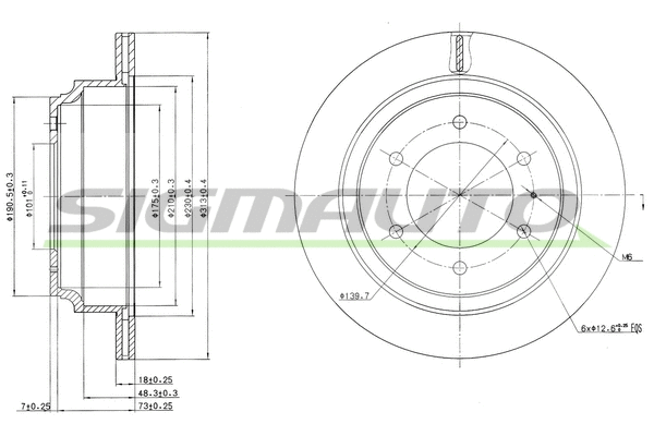 Brake Disc (DBA695V)