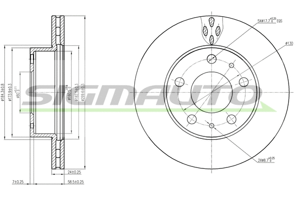 Brake Disc (DBB171V)