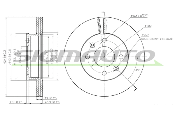 Brake Disc (DBB529V)