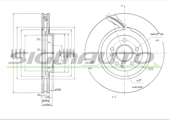 Brake Disc (DBB085V)
