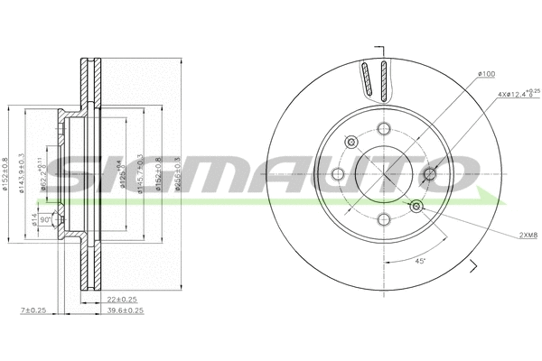 Brake Disc (DBB603V)