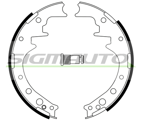 Brake Shoe Set (SFA554)