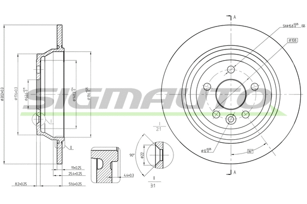 Brake Disc (DBC607S)