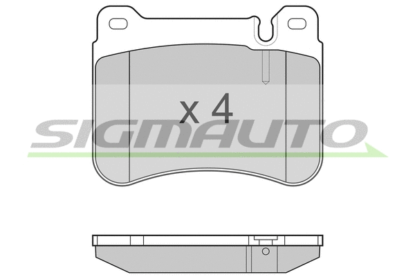 Brake Pad Set, disc brake (SPB265)