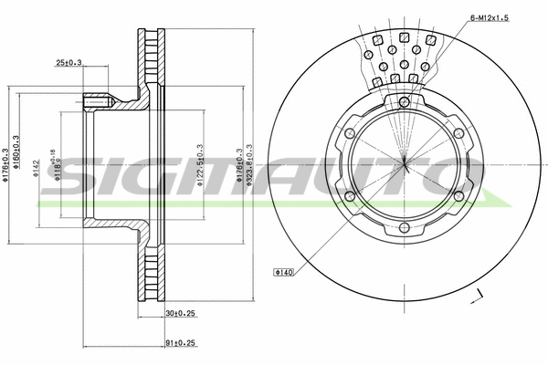 Brake Disc (DBA632V)