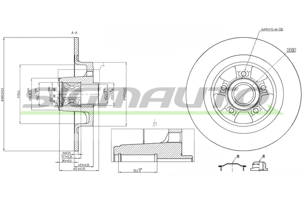 Brake Disc (DBC264S)