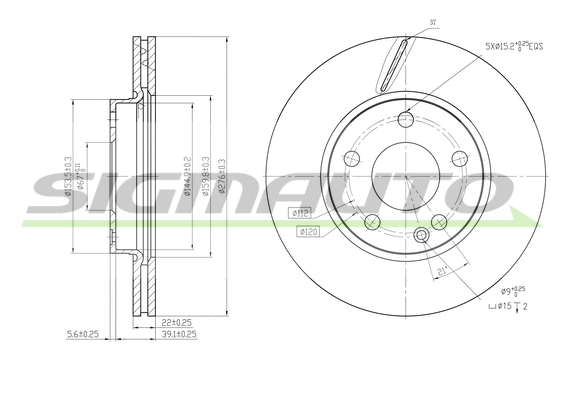 Brake Disc (DBB220V)