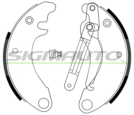 Brake Shoe Set (SFA091)