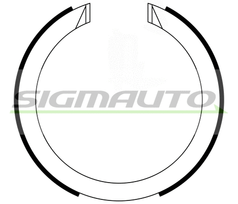Brake Shoe Set, parking brake (SFA634)