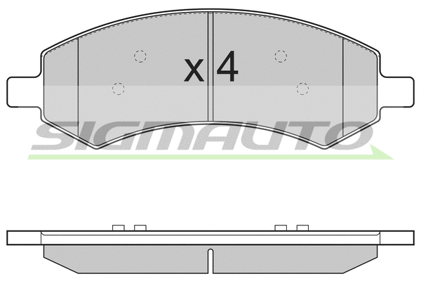 Brake Pad Set, disc brake (SPB310)