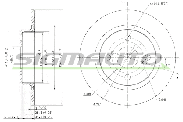 Brake Disc (DBA401S)