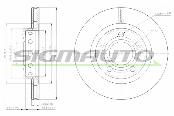 Brake Disc (DBB896V)