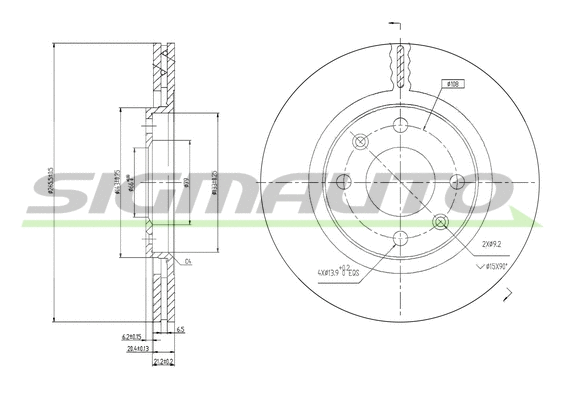Brake Disc (DBA192V)