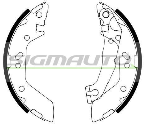 Brake Shoe Set (SFA740)
