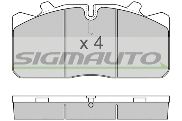 Brake Pad Set, disc brake (SPT285)