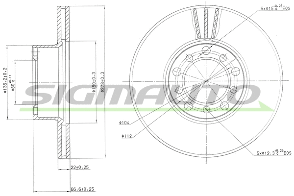 Brake Disc (DBA142V)