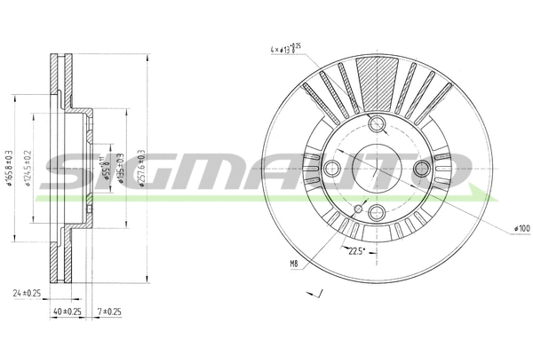 Brake Disc (DBB105V)