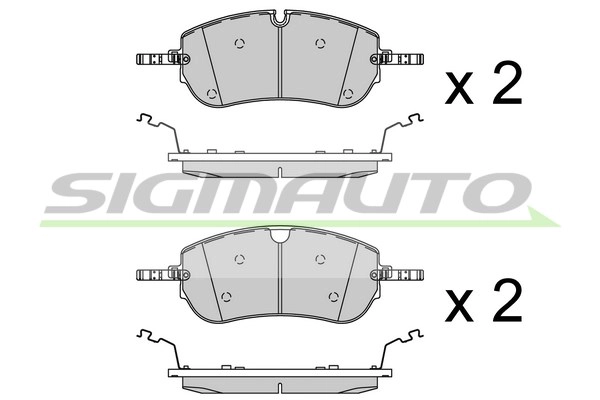Brake Pad Set, disc brake (SPB939)