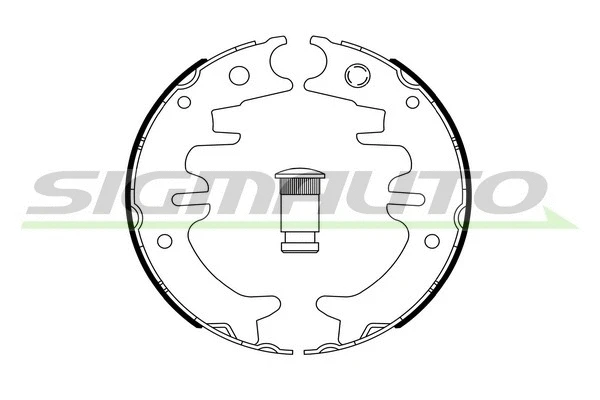 Brake Shoe Set, parking brake (SFA991)