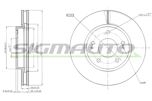 Brake Disc (DBB599V)