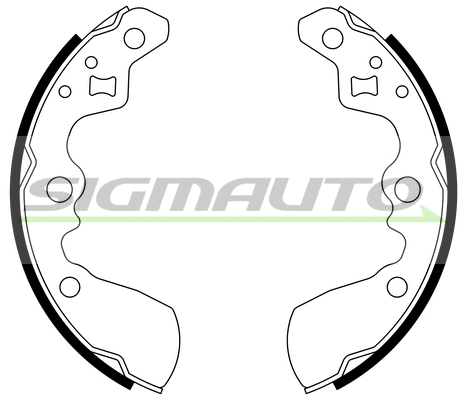 Brake Shoe Set (SFA911)