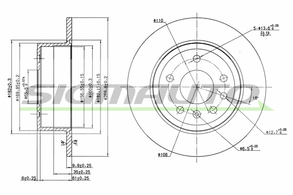 Brake Disc (DBA239S)